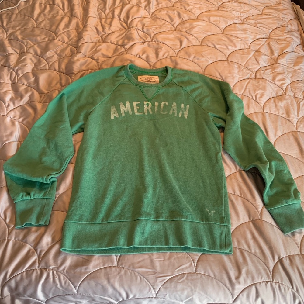 Medium Green AE sweatshirt American Eagle